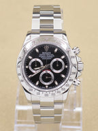 Rolex Daytona Black Dial on Oyster 116520 Complete 2013