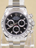 Rolex Daytona Black Dial on Oyster 116520 Complete 2013