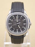 Patek Philippe Aquanaut Black Dial on Strap 5167A-001 Complete 2013