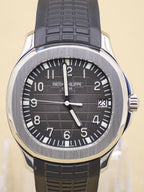 Patek Philippe Aquanaut Black Dial on Strap 5167A-001 Complete 2013