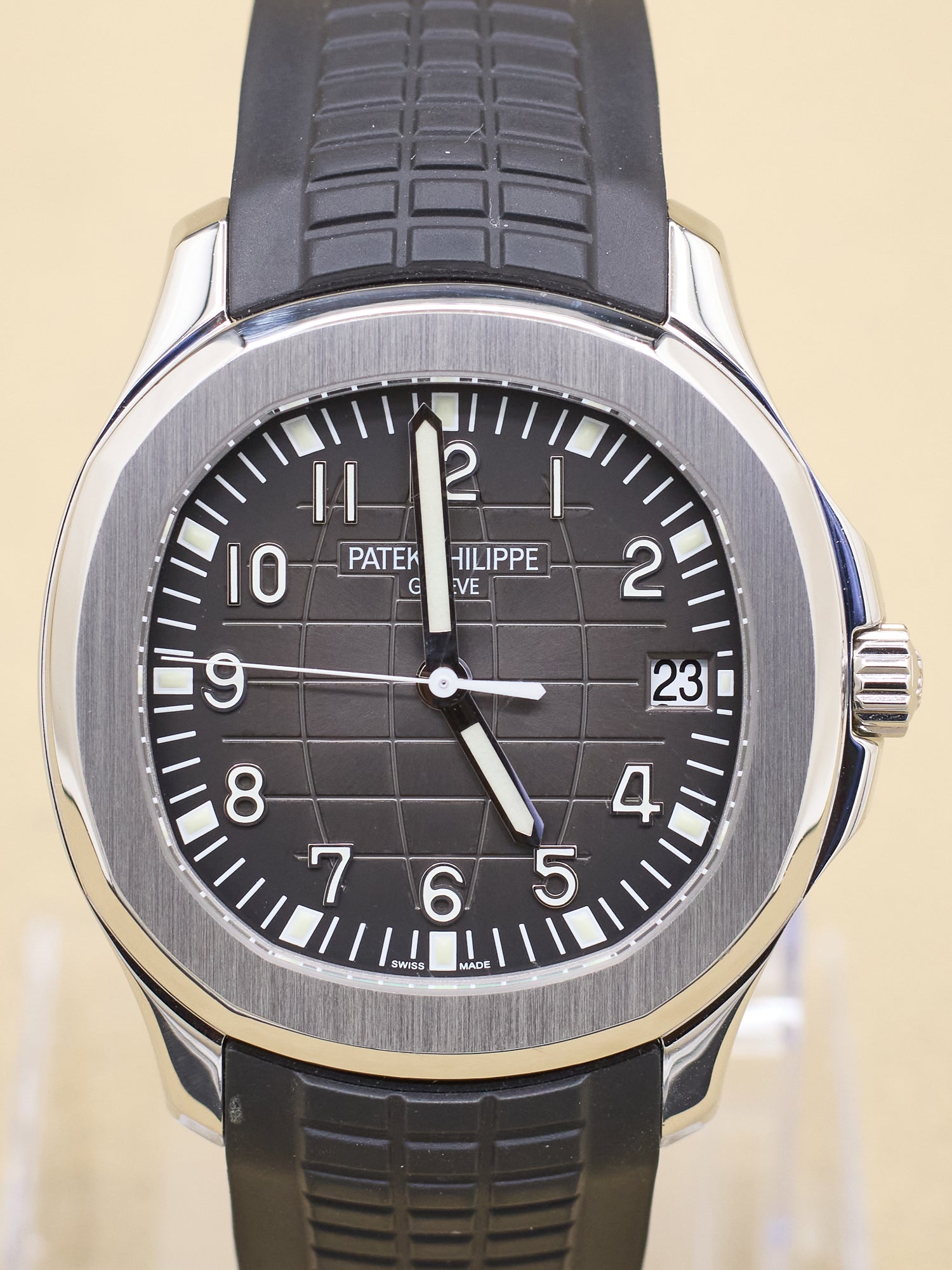 Patek Philippe Aquanaut Black Dial on Strap 5167A-001 Complete 2013