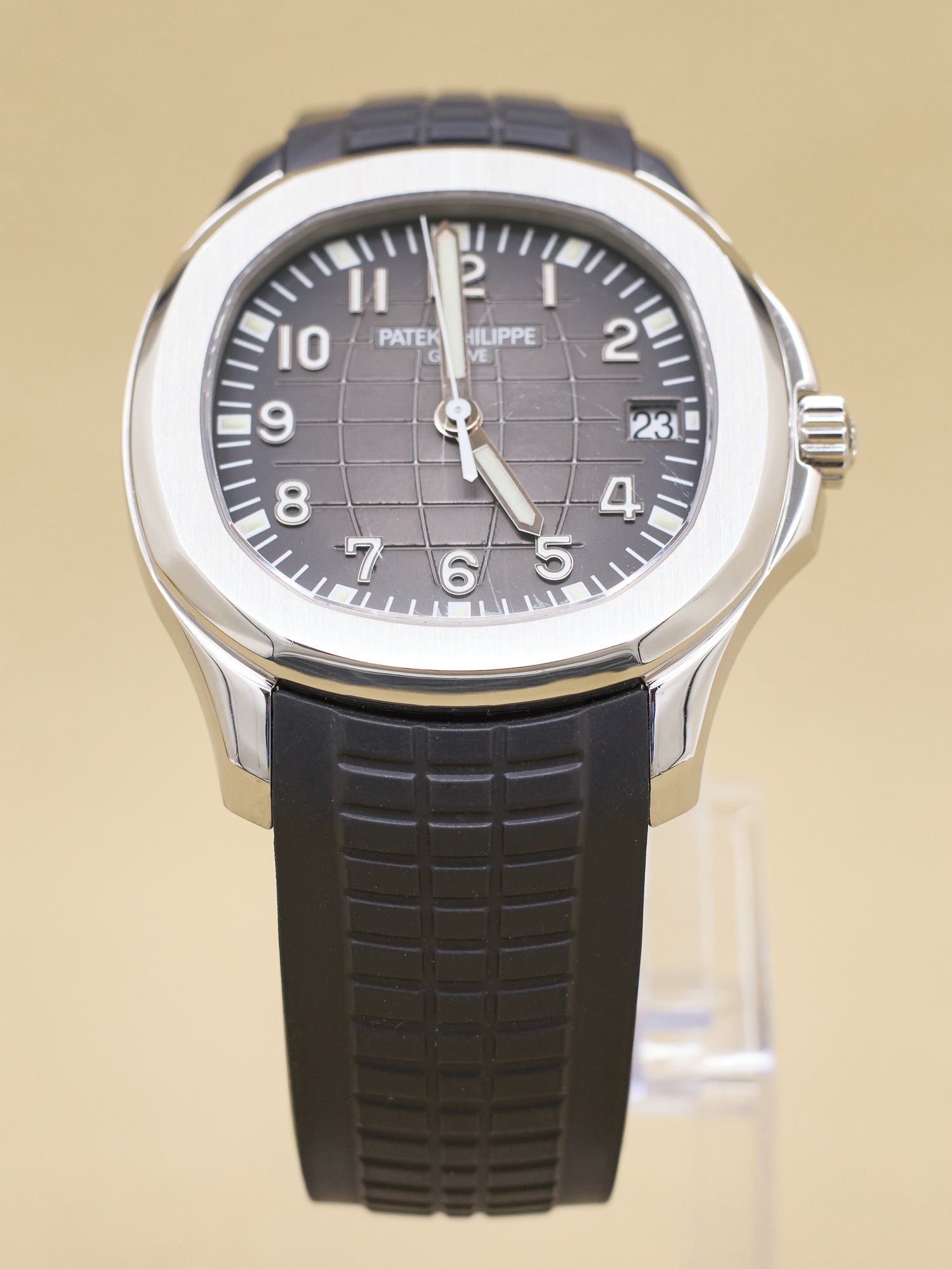 Patek Philippe Aquanaut Black Dial on Strap 5167A-001 Complete 2013