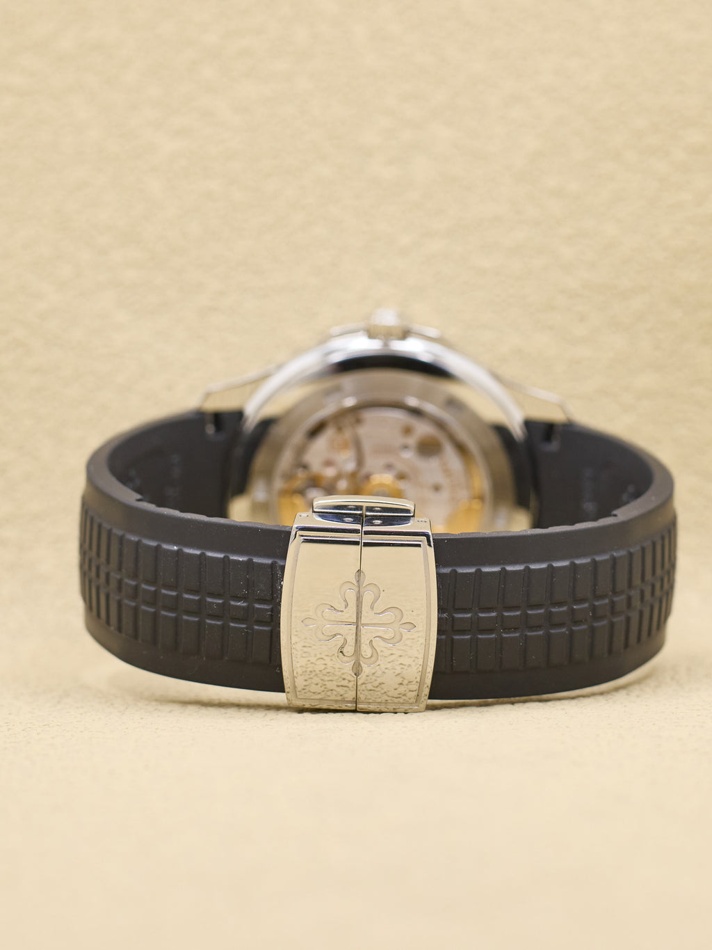 Patek Philippe Aquanaut Black Dial on Strap 5167A-001 Complete 2013