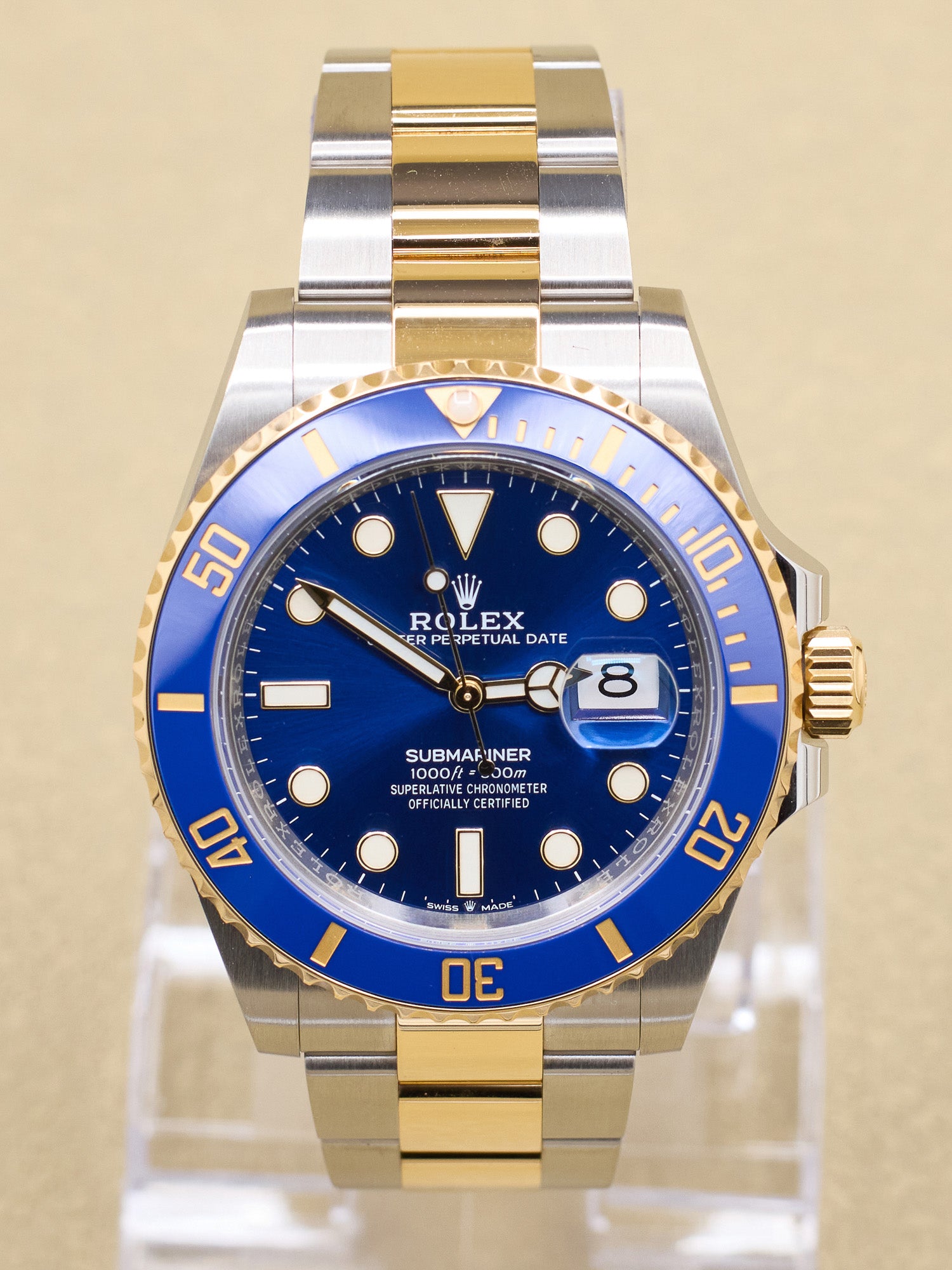 Rolex Submariner Blue Dial on Oyster 126613LB Complete 2023