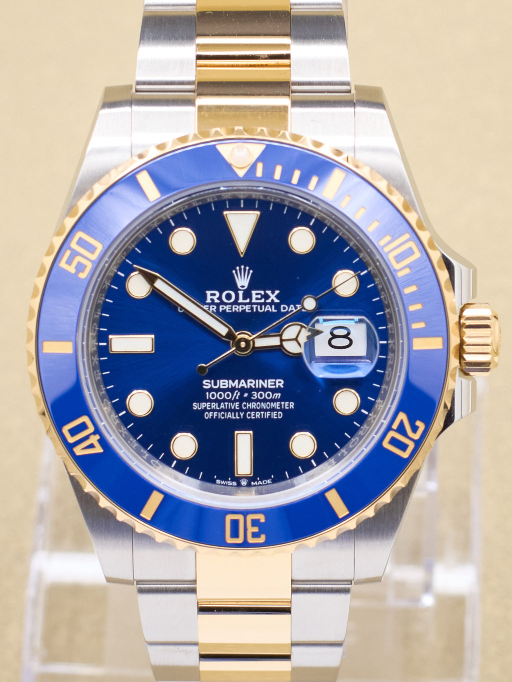 Rolex Submariner Blue Dial on Oyster 126613LB Complete 2023
