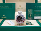 Rolex GMT-Master II Pepsi Black Dial on Jubilee 126710BLRO Complete 2020