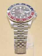Rolex GMT-Master II Pepsi Black Dial on Jubilee 126710BLRO Complete 2020