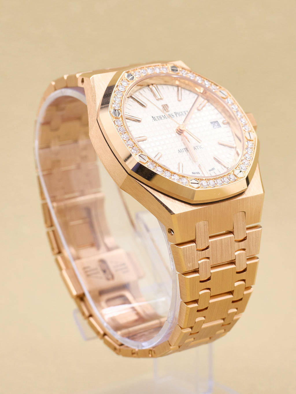 Audemars Piguet Royal Oak Selfwinding White Dial on Bracelet 15451OR.ZZ.1256OR.01 Complete 2021