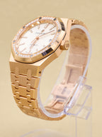 Audemars Piguet Royal Oak Selfwinding White Dial on Bracelet 15451OR.ZZ.1256OR.01 Complete 2021