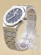 Audemars Piguet Royal Oak Quartz Ladies Black Dial on Bracelet 67650ST.OO.1261ST.01 Complete