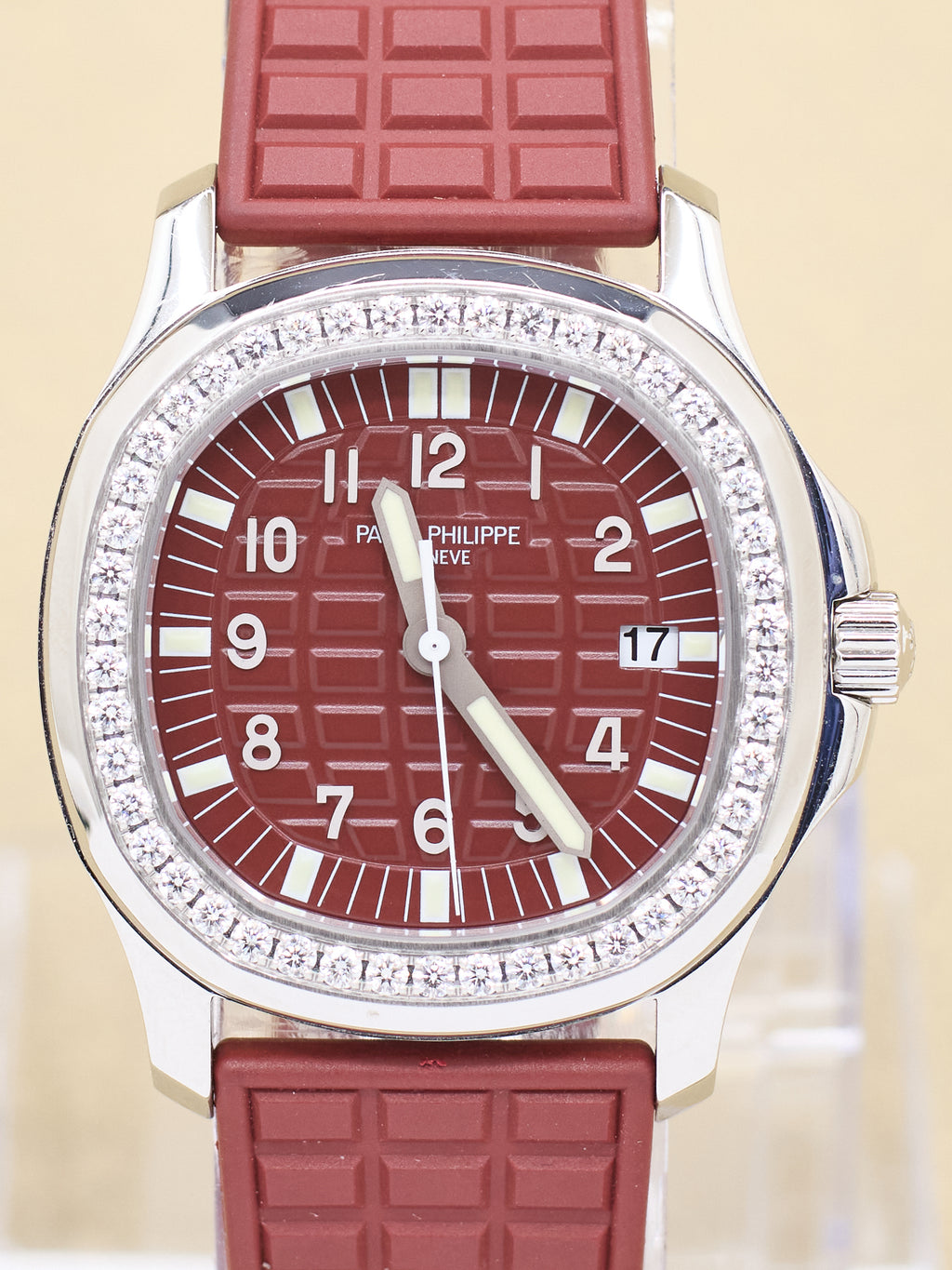 Patek Philippe Aquanat Red Dial on Red Strap 5067A-010 Papers 2007