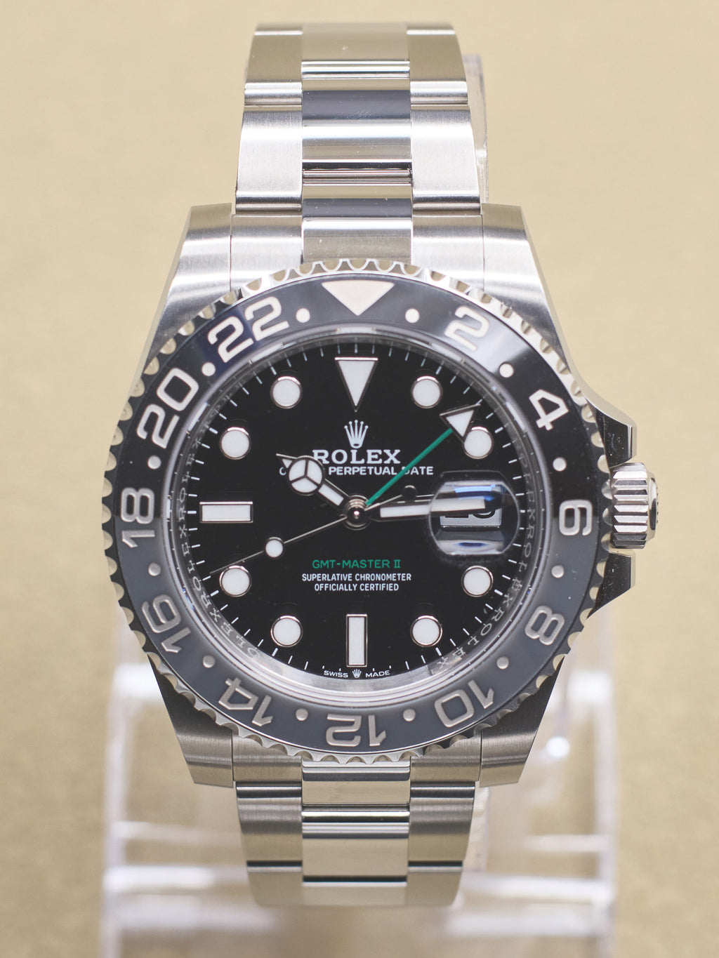 Rolex GMT-Master II Bruce Wayne Black Dial on Oyster 126710GRNR Complete 2026