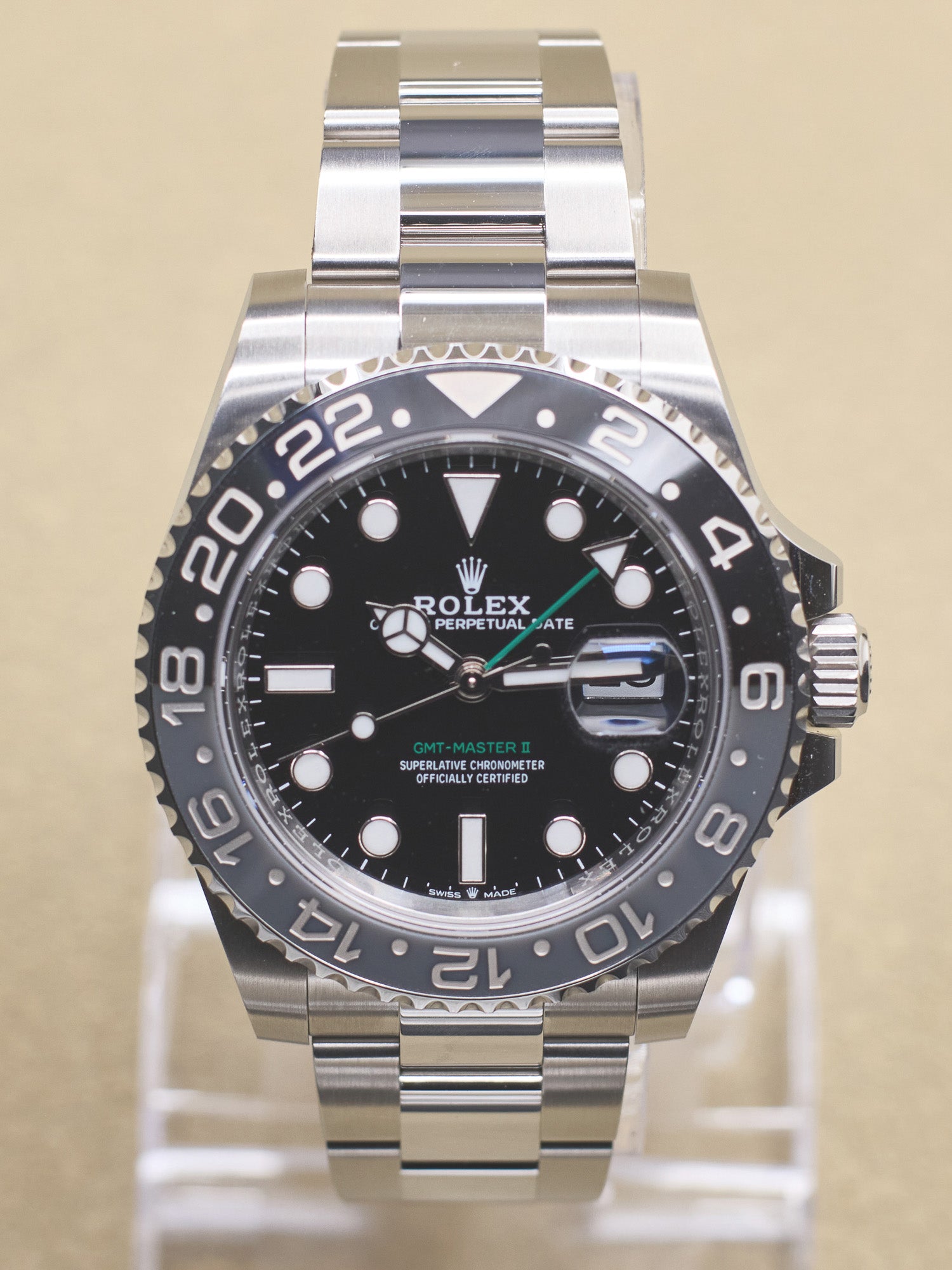 Rolex GMT-Master II Bruce Wayne Black Dial on Oyster 126710GRNR Complete 2026