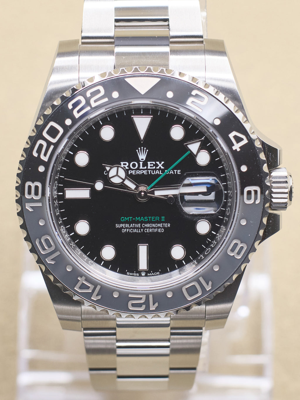 Rolex GMT-Master II Bruce Wayne Black Dial on Oyster 126710GRNR Complete 2026