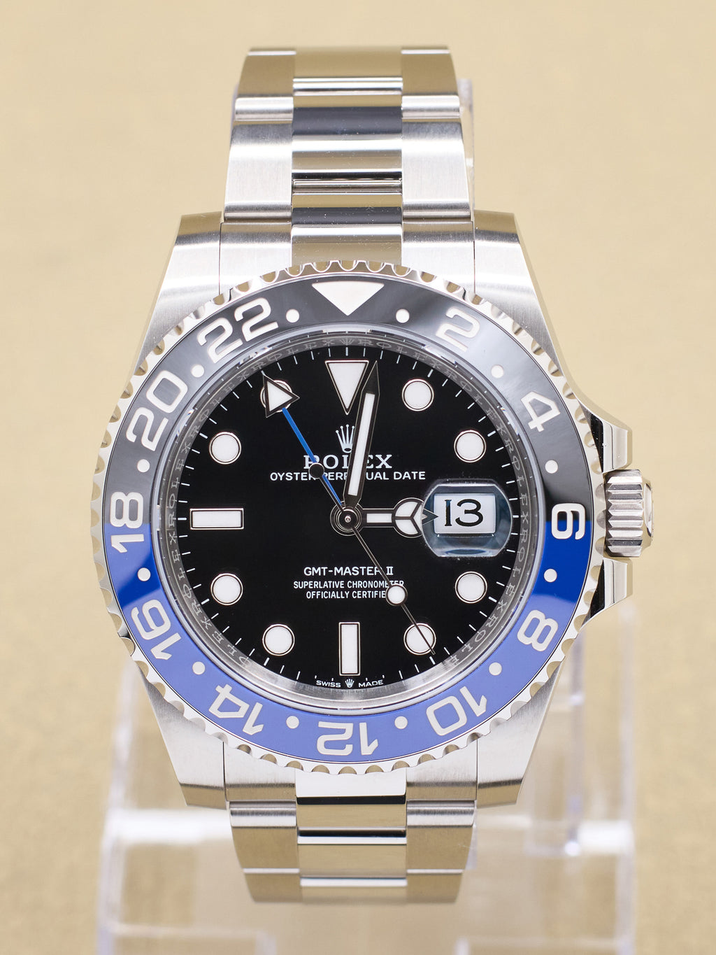 Rolex GMT-Master II Batman Black Dial on Oyster 126710BLNR Complete 2026