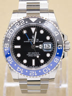 Rolex GMT-Master II Batman Black Dial on Oyster 126710BLNR Complete 2026