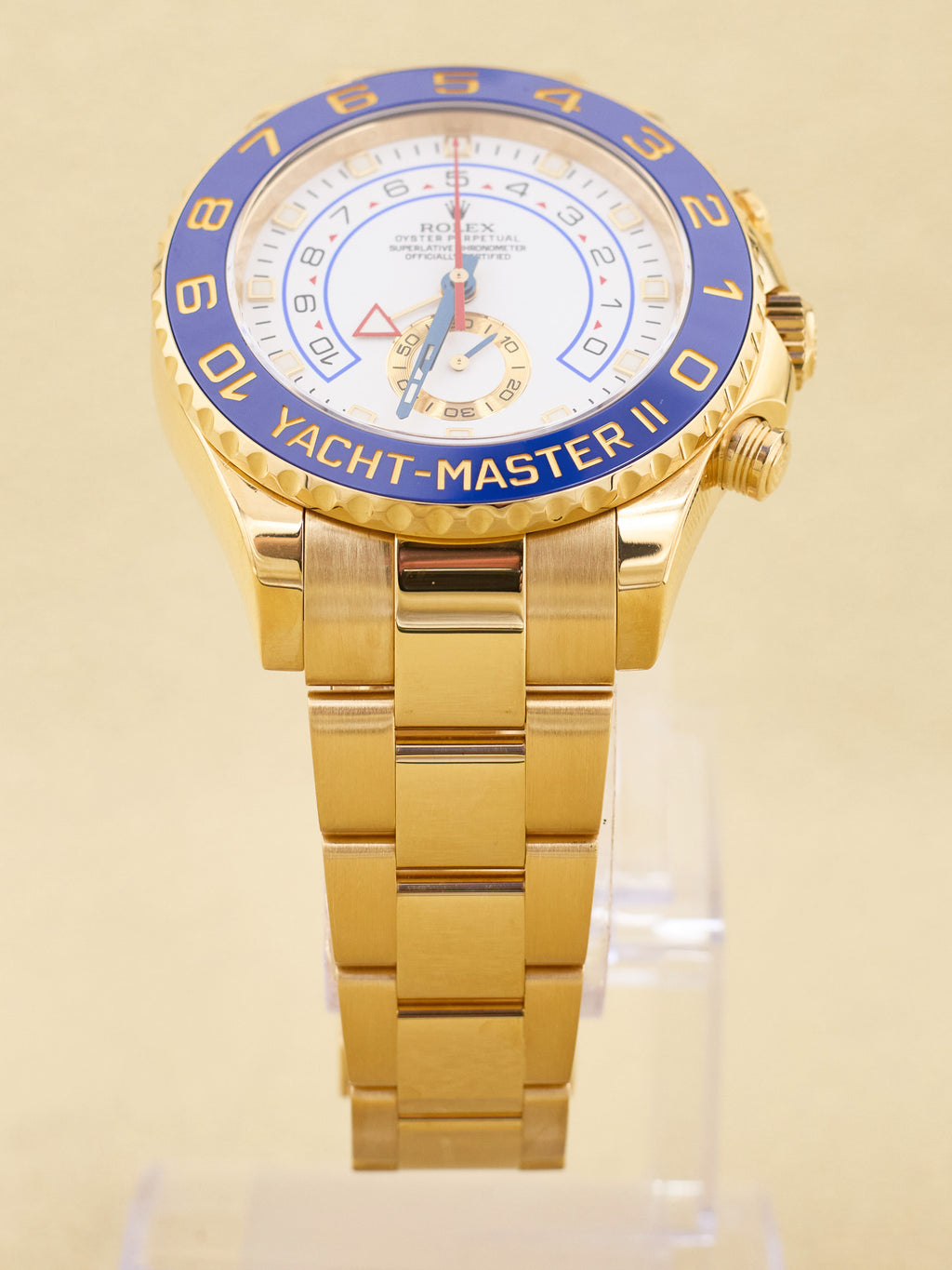 Rolex Yacht-Master II White Dial on Oyster 116688 Complete 2016