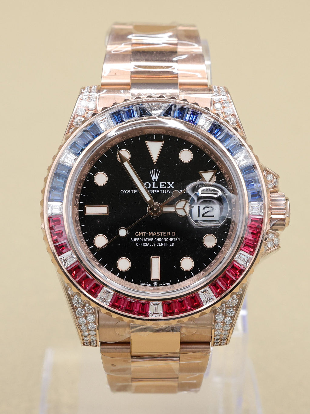 Rolex GMT-Master II SARU Black Dial on Oyster 126755SARU Complete 2020