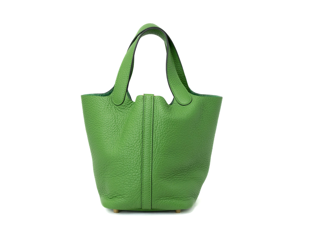 Picotin Vert Yucca Taurillon Clemence Lock 18