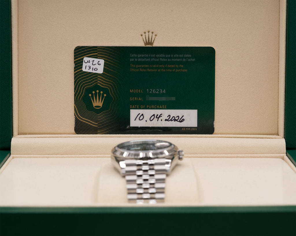 Rolex Datejust 36 Aubergine Purple Diamond Roman Vi And Ix Dial on Jubilee 126234 Complete 2026