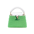 Louis Vuitton Taurillon Braided Capucines Mini in Vert Green