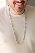 White Gold BEADS Chain