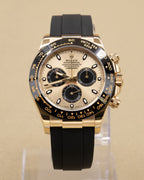 Rolex Daytona Champagne And Index Dial on Oysterflex 116518LN Card 2020