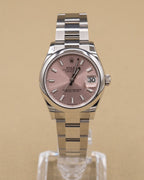Rolex Datejust 31 Pink Index Dial on Oyster 278240 Complete 2026