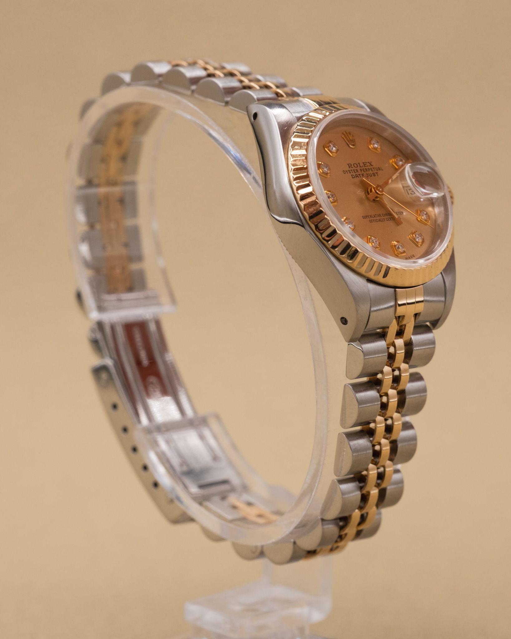 Rolex Datejust Lady Champagne Diamond Dial on Jubilee 69173