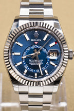 Rolex SkyDweller Blue Dial on Oyster 326934 Complete 2021