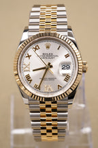 Rolex Datejust 36 Silver Roman Dial on Jubilee 126233 Complete 2026