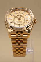 Rolex SkyDweller Champagne Index Dial on Jubilee 336938 Complete 2025