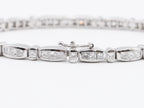 Elegant Round Brilliant Diamond Tennis Bracelet, 4.08ct B-4088