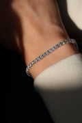 Diamond Tennis Bracelet in 14K White Gold, 5.71ct B-5705