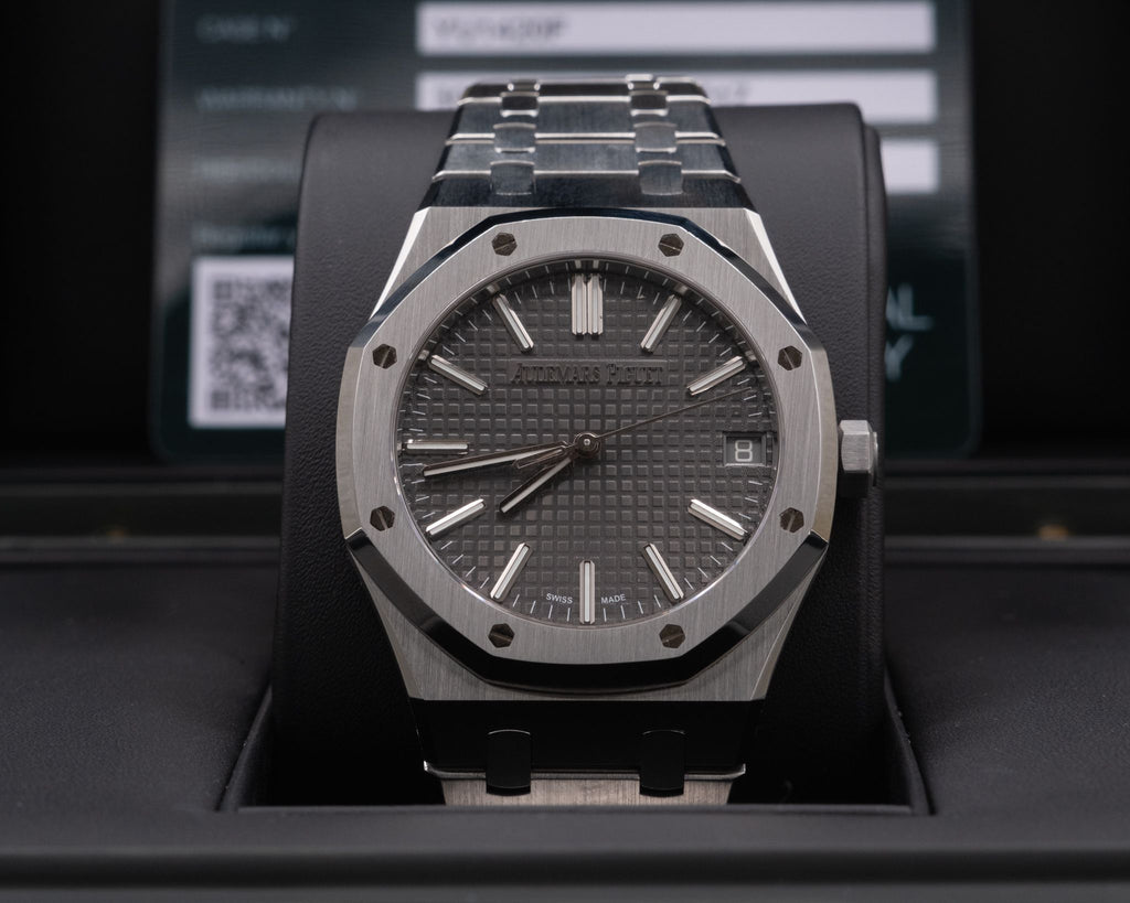 Audemars Piguet Royal Oak Selfwinding Grey Dial on Bracelet 15510ST.OO.1320ST.10 Complete 2023