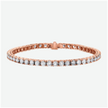 4-Prong Tennis Bracelet in 18K Rose Gold, 7ct B-7ct 4pr 18RG