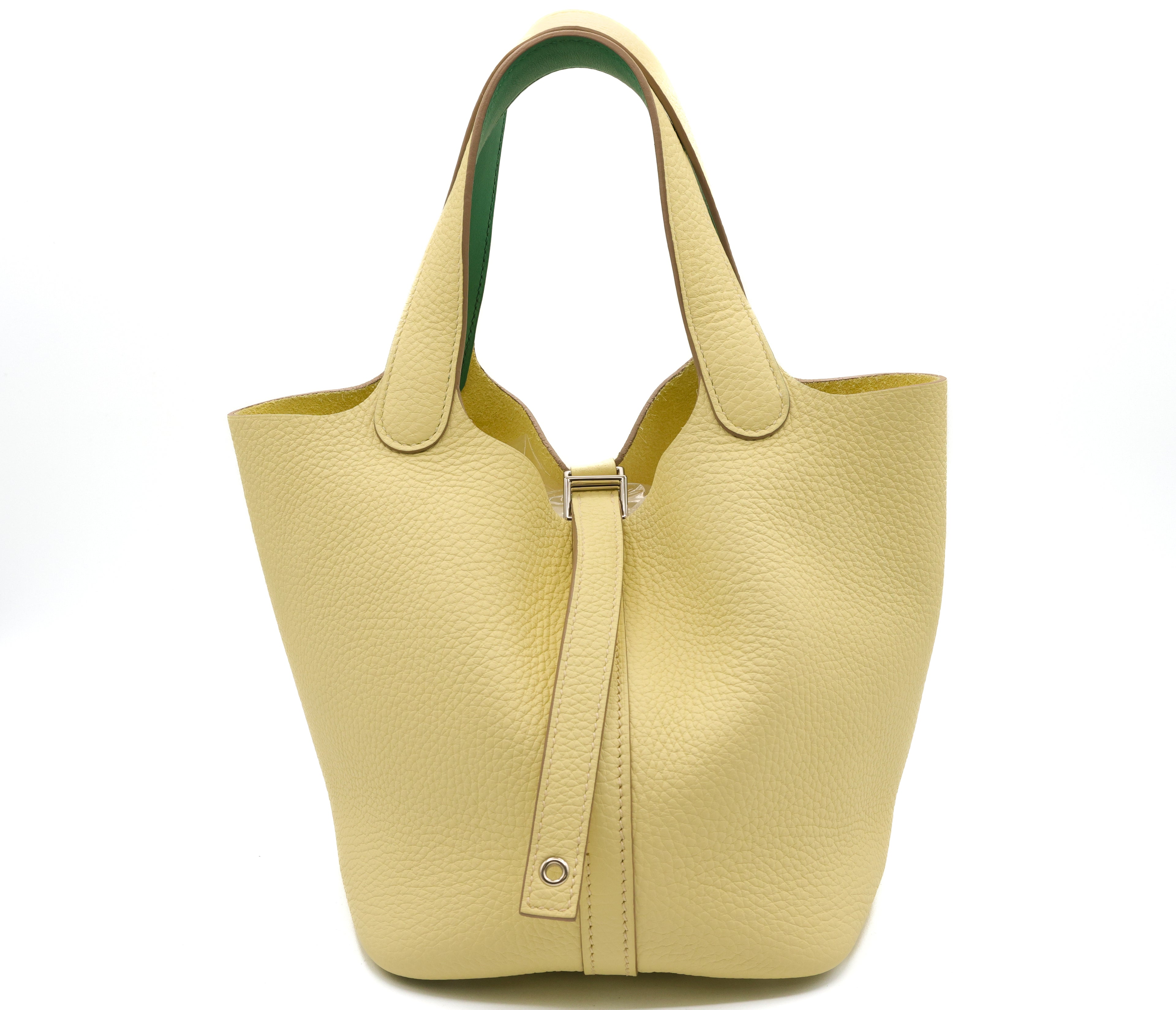 Hermes Picotin Lock Eclat 18 Jaune Milton