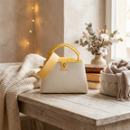 Louis Vuitton Canvas Taurillon Capucines BB Plume Yellow
