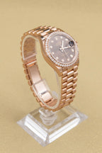 Rolex Datejust 31 Chocolate Diamond Dial on Presidential 278285RBR Complete 2026