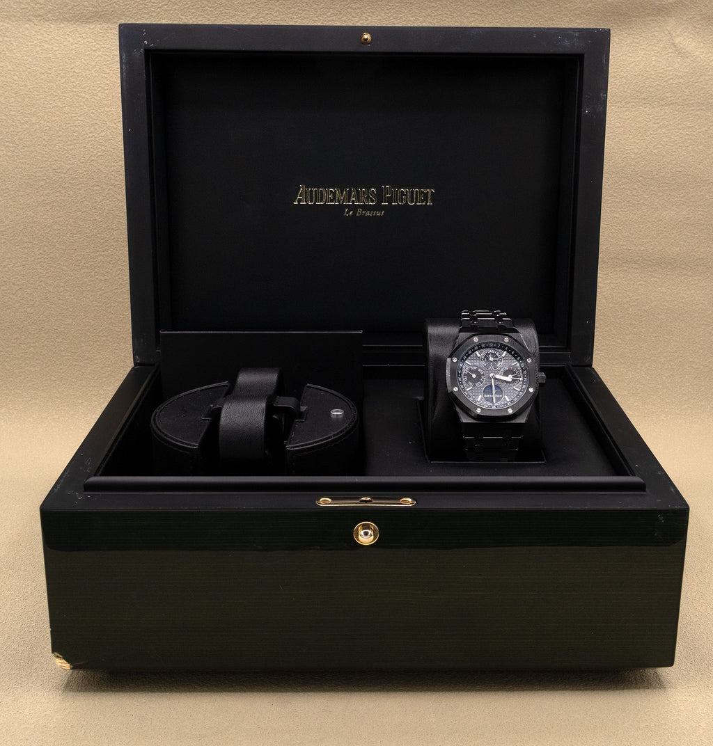 Audemars Piguet Royal Oak Perpetual Calendar Slate Grey Dial on Bracelet 26579CE.OO.1225CE.01 Complete 2017