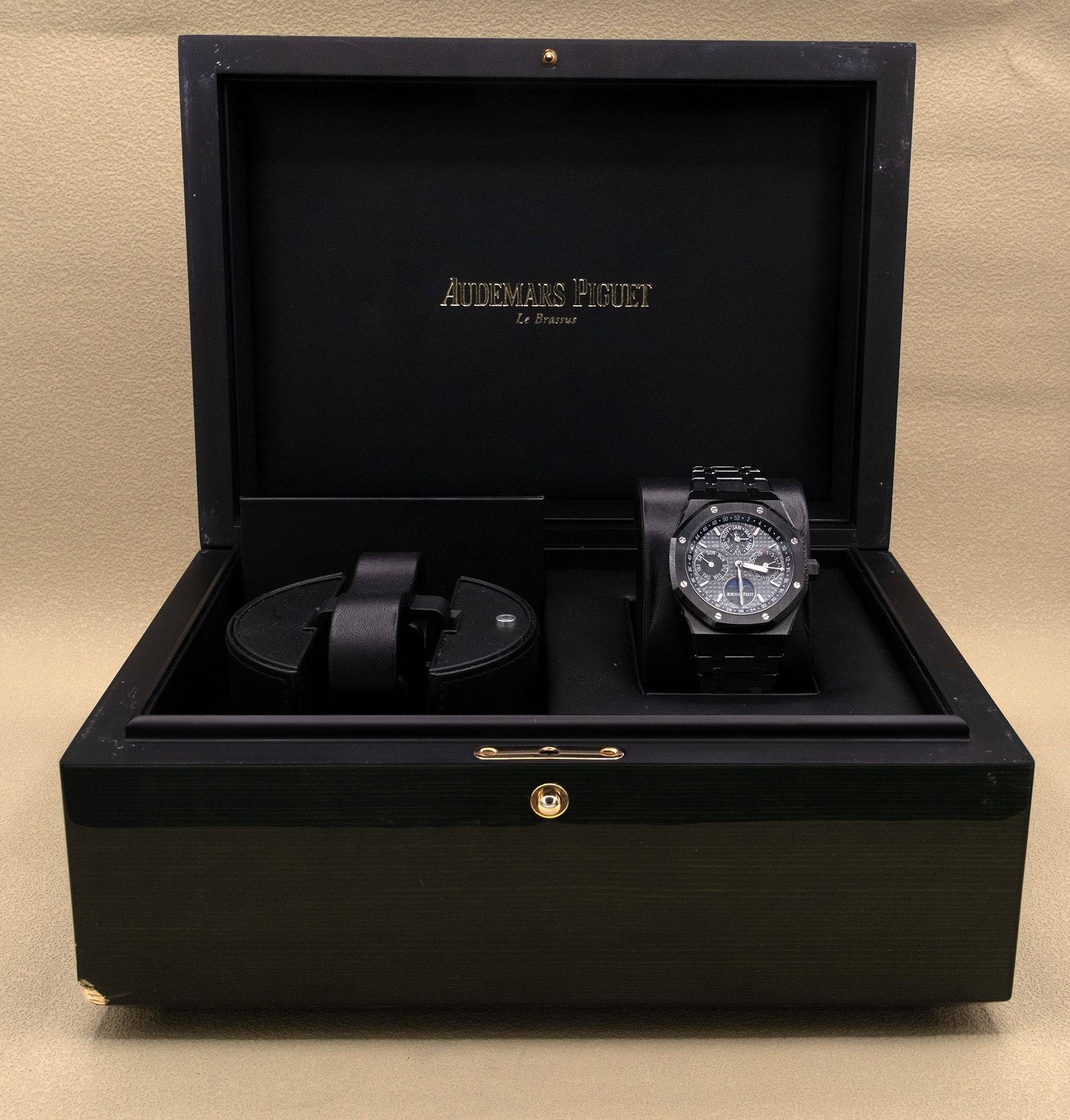 Audemars Piguet Royal Oak Perpetual Calendar Slate Grey Dial on Bracelet 26579CE.OO.1225CE.01 Complete 2017