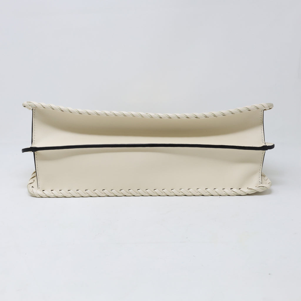Fendi Cream Leather Peekaboo