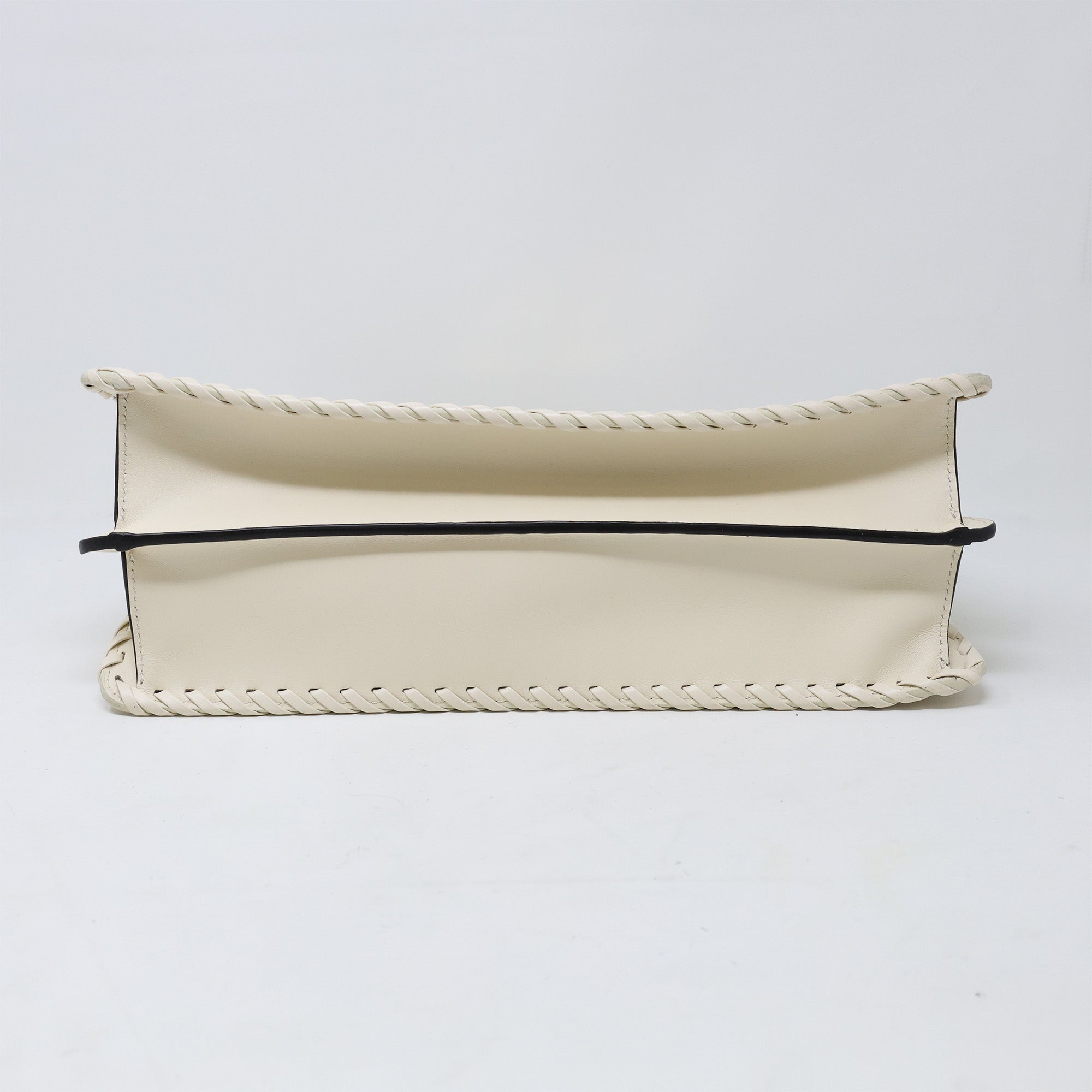 Fendi Cream Leather Peekaboo