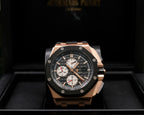 Audemars Piguet Royal Oak OffShore Chronograph Black Dial Dial on Rubber 26400RO.OO.A002CA.01 Complete 2015