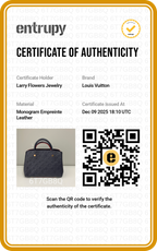 Louis Vuitton Marine Rogue Monogram Empreinte Leather Montaigne BB Bag