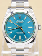 Rolex Milgauss Blue Dial on Oyster 116400GV Complete 2021