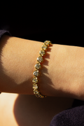Diamond Tennis Bracelet in 14K White Gold, 9.12ct B-912