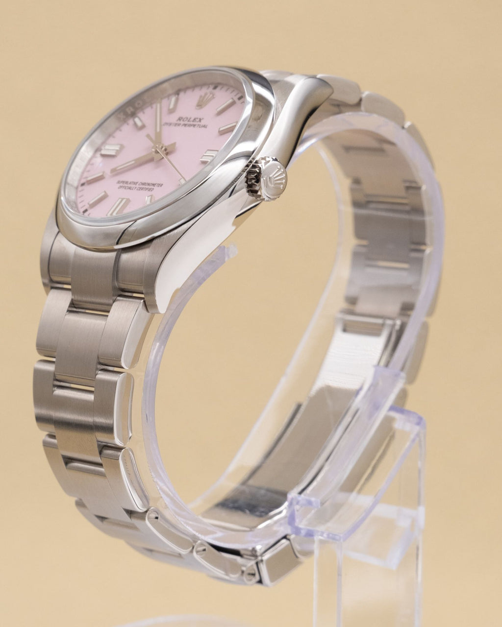 Rolex Oyster Perpetual 36 Candy Pink Index Dial on Oyster 126000 Complete 2026