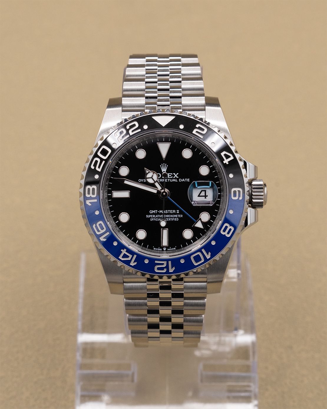 Rolex GMT-Master II Batgirl Black Dial on Jubilee 126710BLNR Complete 2026
