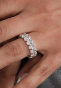 White Gold - Eternity Ring 5.54 cts.